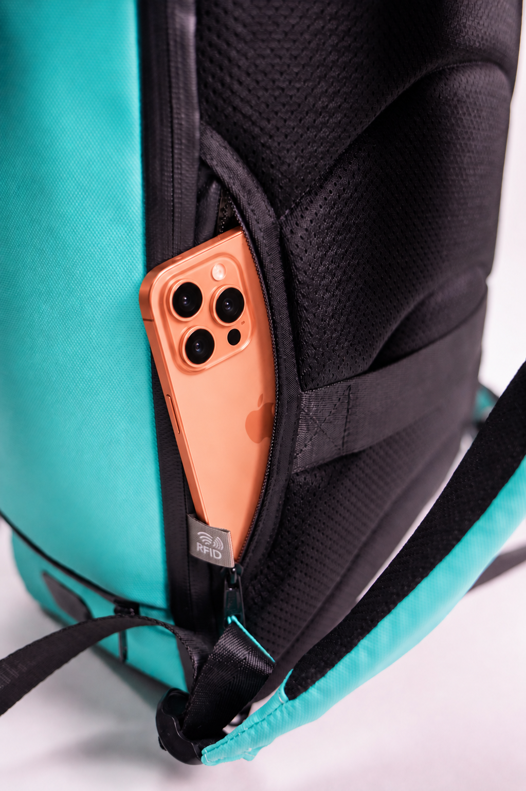RFID Blocking Pocket to keep your wallet and credit cards safe from involuntary scans